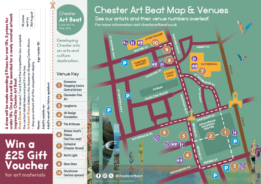 Chester Art Beat Trail Map
